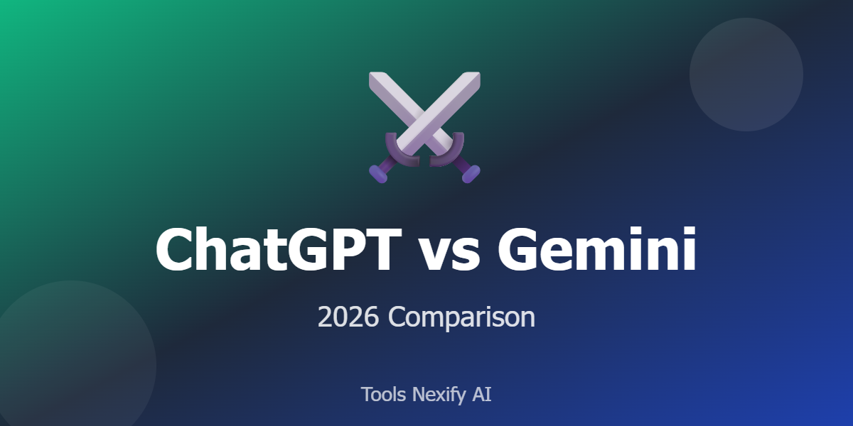 ChatGPT vs Gemini Comparison 2026